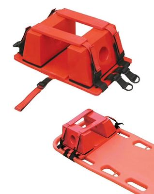 Красный универсальный иммобилизатор головы NBR Spine Board Head Immobilizer